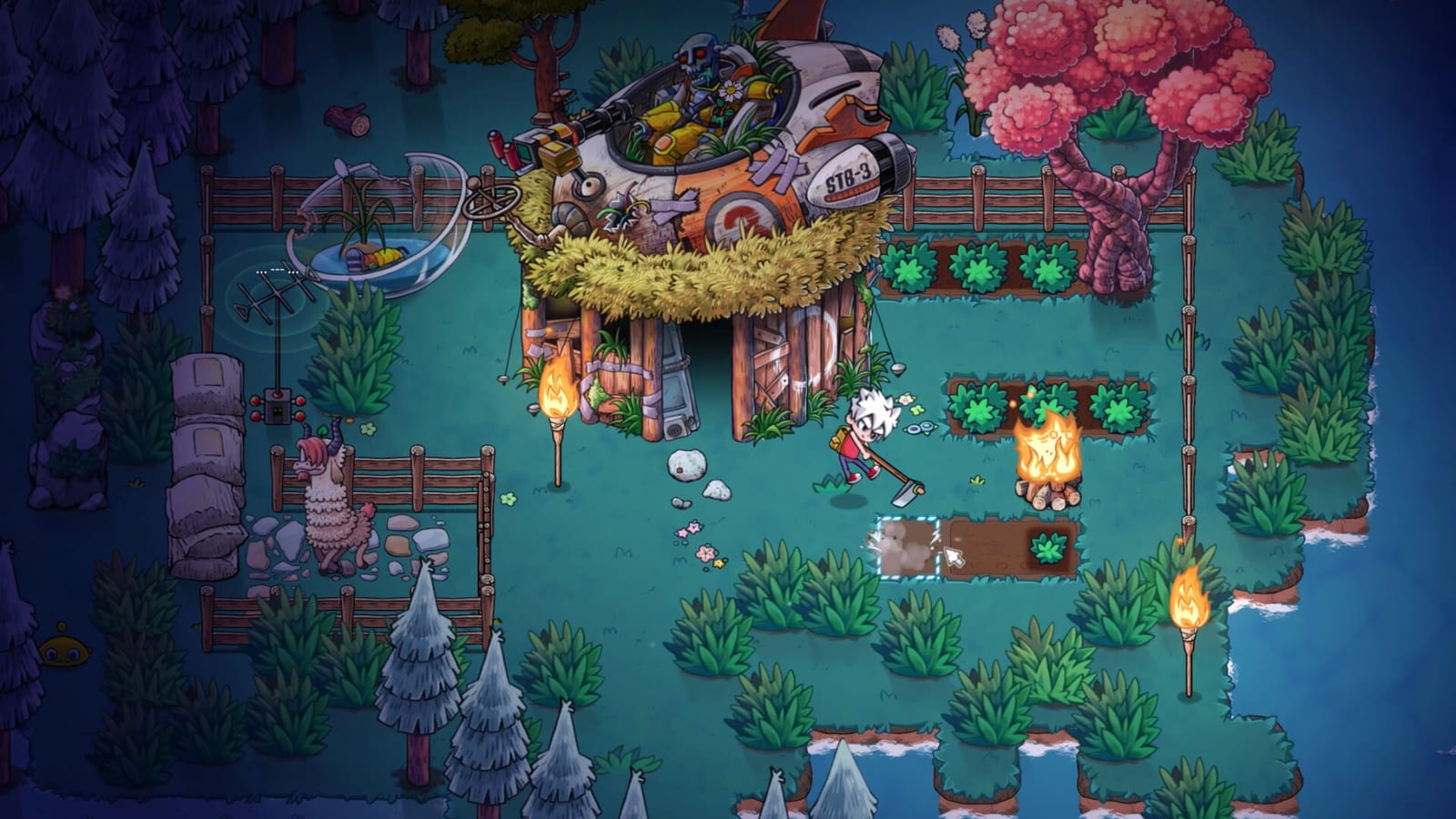 Wonderia alien landscape exploration screenshot