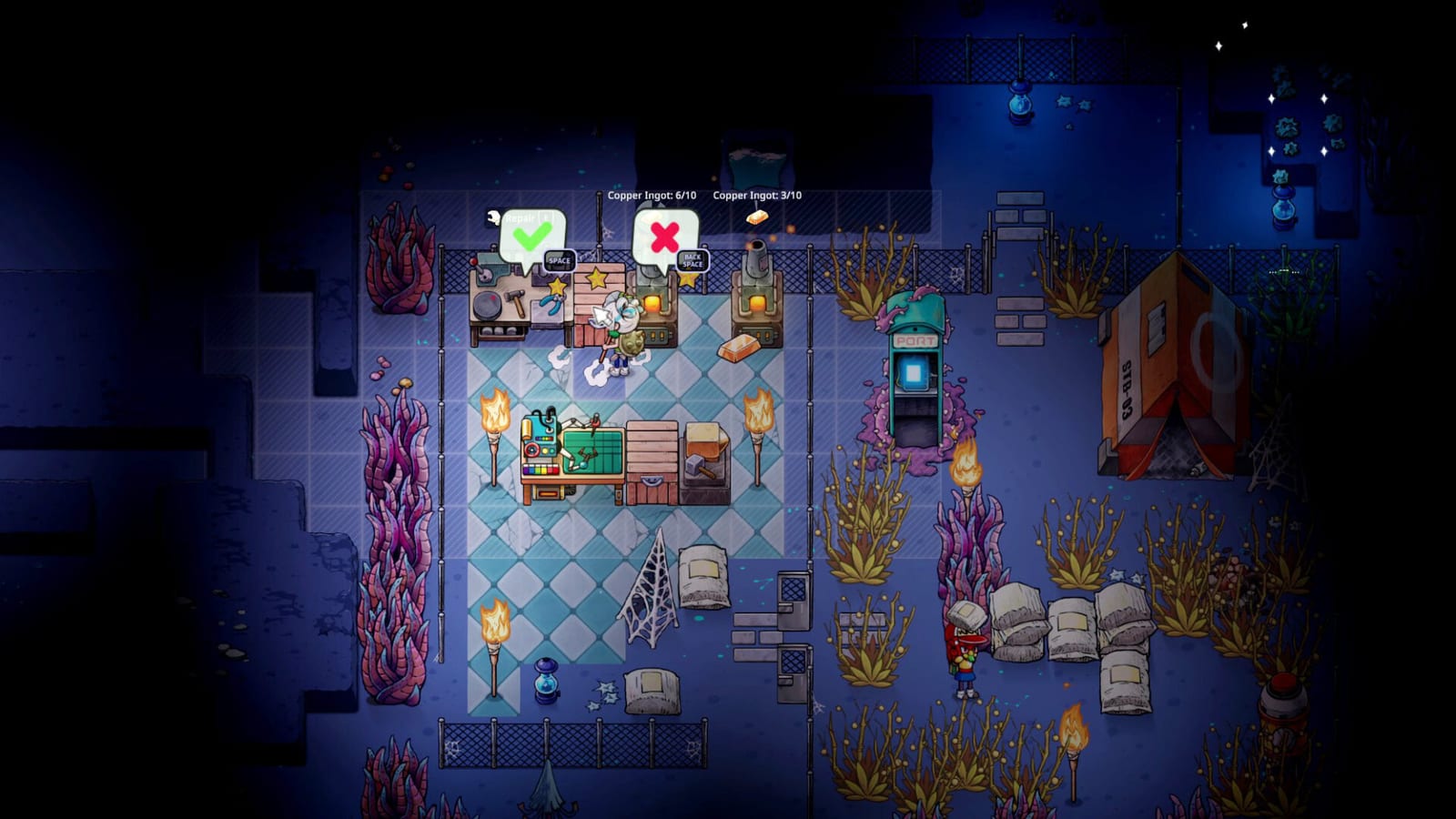 Wonderia alien landscape exploration screenshot